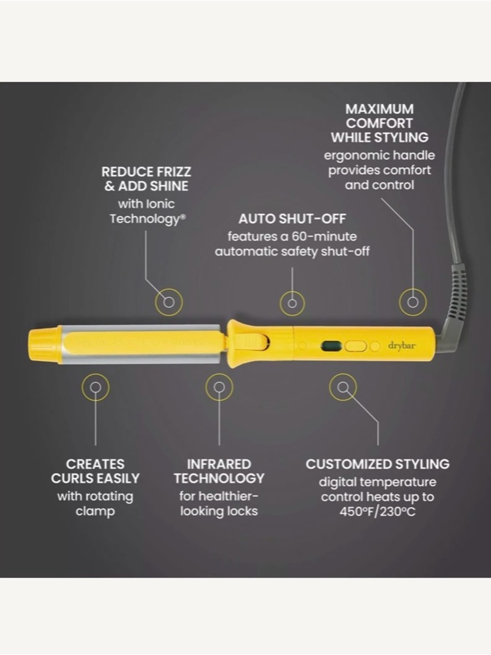 DRYBAR The 3-Day Bender Digital Curling Iron - Picture 3 of 6